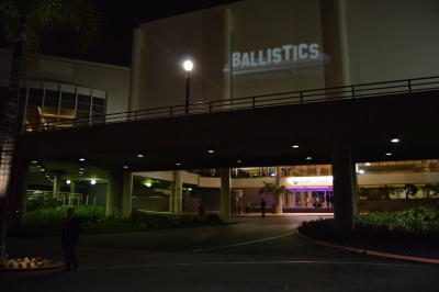 Ballistics logo at the Hyatt Regency hotel